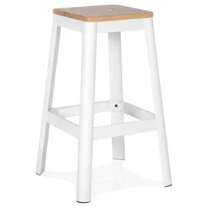 Industrial-style bar stool Alterego Lidya image-1