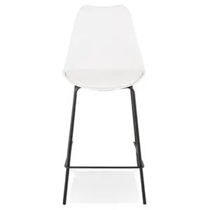 Counter-height stool with metal legs Alterego Lemon Mini image-0