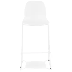 Stackable designer bar stool with metal legs Alterego Berlin image-0
