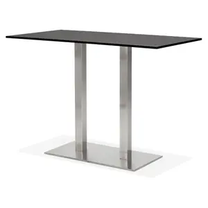 High table with leg Alterego Denver Bar image-2