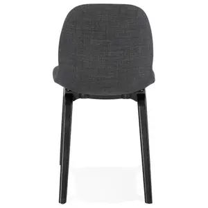 Stuhl für das Esszimmer aus Stoff mit Holzbeinen Alterego Celtik image-1