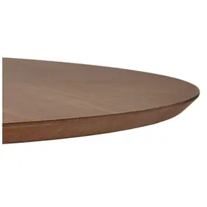Round wooden coffee table Alterego Buster Mini image-1
