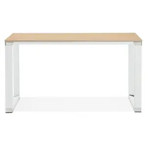 Petit bureau droit design en bois Alterego Xline image-0