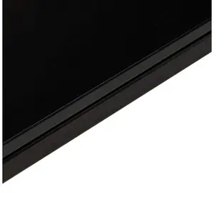 Petit bureau droit design en verre Alterego Xline image-2