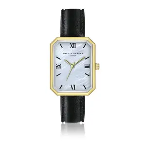 Reloj acolchado y cosido liso para mujer Amelia Parker Bali Sands image-0