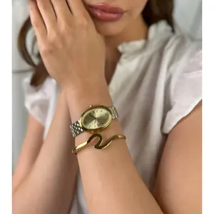 Women's watch with strap Amelia Parker Créma Link image-3