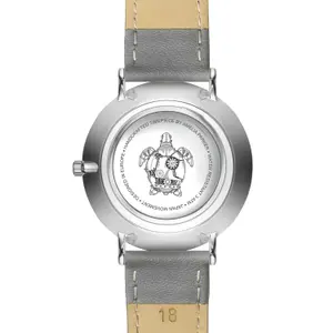 Leather watch woman Amelia Parker Pure Grey image-1