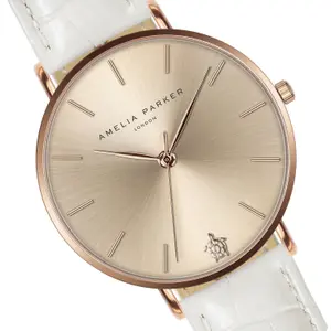 Damklocka i läder Amelia Parker Gold Sky image-4