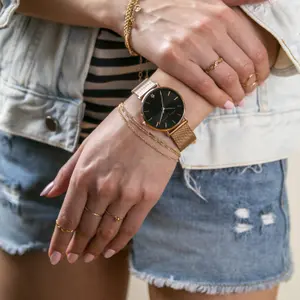 Orologio da donna Amelia Parker Midnight Moon Mesh image-1