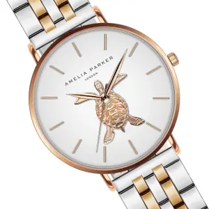 Relógio feminino Amelia Parker Rose Turtle image-1