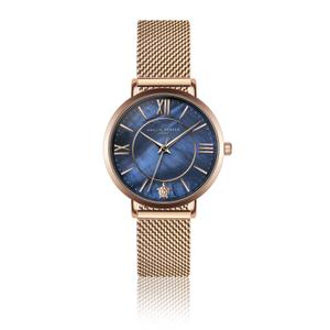 ab5-b024r-ur-til-kvinder-amelia-parker-petite-blue-mesh-rosa-guld-32-mm