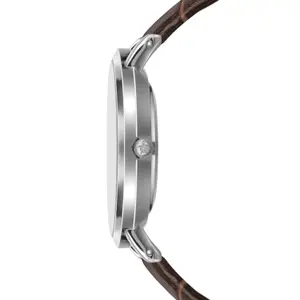 Relógio de cabedal para mulheres Amelia Parker Grand Blanc Brown image-3