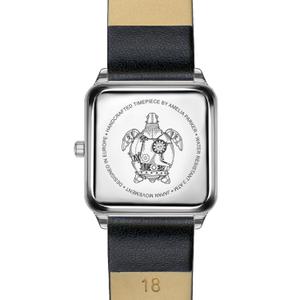 Skórzany zegarek dla kobiet Amelia Parker Night Voyage Black image-1