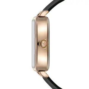 Skórzany zegarek dla kobiet Amelia Parker Night Plaza Black image-1