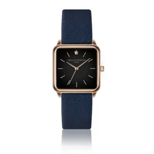 Leather watch woman Amelia Parker Night Plaza Dark blue image-0