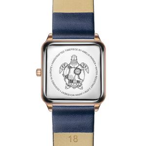 Orologio in pelle da donna Amelia Parker Pacific Ocean Blue image-1