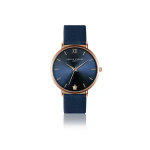 Montre cuir femme Amelia Parker Midnight Sky Dark blue image-0