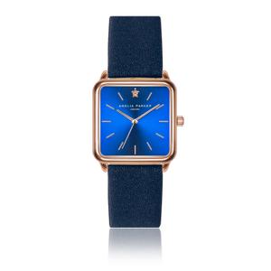 Orologio in pelle da donna Amelia Parker Pacific Ocean Blue