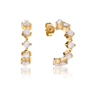 Boucles d'oreilles femme Amelia Parker Wave image-1