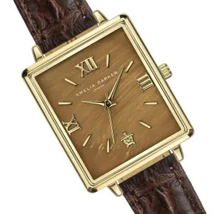 Reloj de cuero cocodrilo para mujer Amelia Parker Boracay image-2