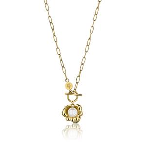 an014g-women-s-necklace-amelia-parker-pearlnest-gold-45-6-cm