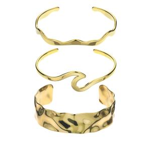 as030g-woman-bracelet-amelia-parker-wavelle-x3-gold-60-mm