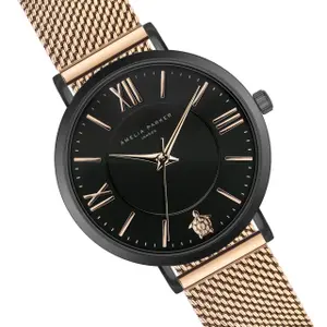 Damenuhr Amelia Parker Petite Noir image-1