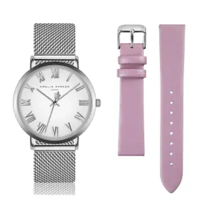 Damenuhr und Uhrenarmband Amelia Parker Grand Blanc image-0