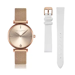 Relógio e banda de relógios femininos Amelia Parker Gold Shore image-0