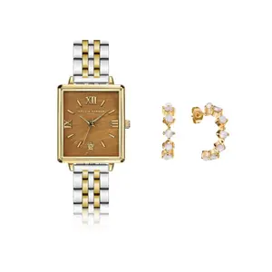 Σετ ρολόι και σκουλαρίκια γυναικεία Amelia Parker Boracay