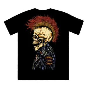 T-Shirt American Socks Punks not Dead image-2