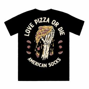Maglietta American Socks Love Pizza or Die image-1