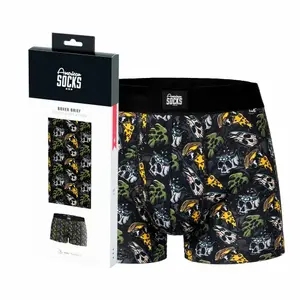 Boxer American Socks Pizza Surfer image-4
