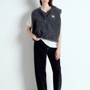 Mouwloze fleece voor dames American Vintage Hoktown image-5