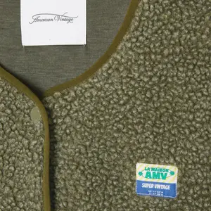 Mouwloze fleece voor dames American Vintage Hoktown image-1