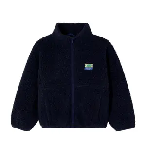 Zip-Up Loose Short Fleece Child American Vintage Hoktown