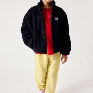 Zip-Up Loose Short Fleece Child American Vintage Hoktown image-2