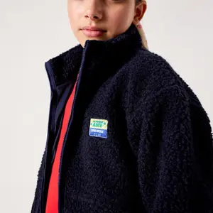 Zip-Up Loose Short Fleece Child American Vintage Hoktown image-3