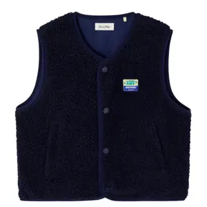 Sleeveless Oversized Fleece Child American Vintage