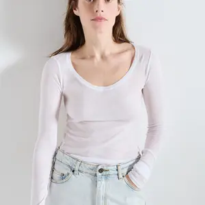 Women's long sleeve T-shirt American Vintage Massachusetts image-1