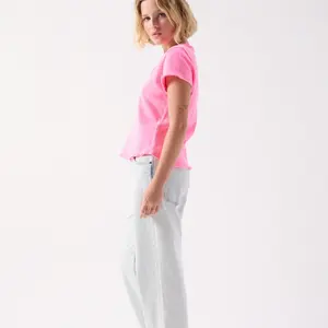 Kvindernes V-hals T-shirt American Vintage Sonoma image-4