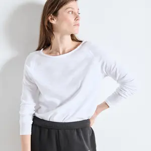 Women's long sleeve V-neck T-shirt American Vintage Sonoma image-3