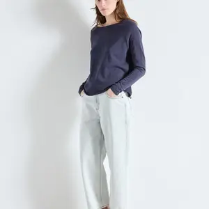 Women's long sleeve V-neck T-shirt American Vintage Sonoma image-6