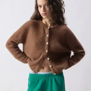 Women's buttoned cardigan American Vintage Vitow image-2