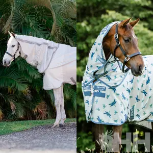 Rovarriasztó takaró nyakvédővel lovaknak Amigo image-4