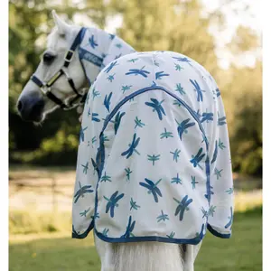 Flugtäckte för ponny med avtagbar huva Amigo Bug Rug image-1
