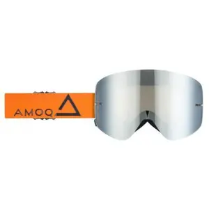 Óculos cruzados de motocicleta com lentes espelhadas de prata Amoq Vision Magnetic image-1