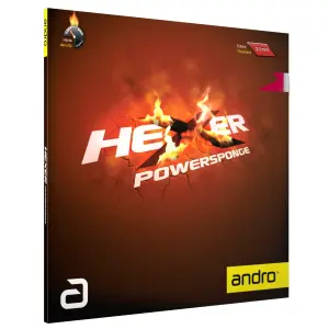 Belag Tischtennisschläger andro Hexer Powersponge image-0
