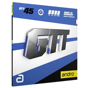 Revestimento de raquete de ténis de mesa em borracha andro GTT 45 image-0