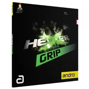 Revestimento de raquete de ténis de mesa em borracha andro Hexer Grip image-0